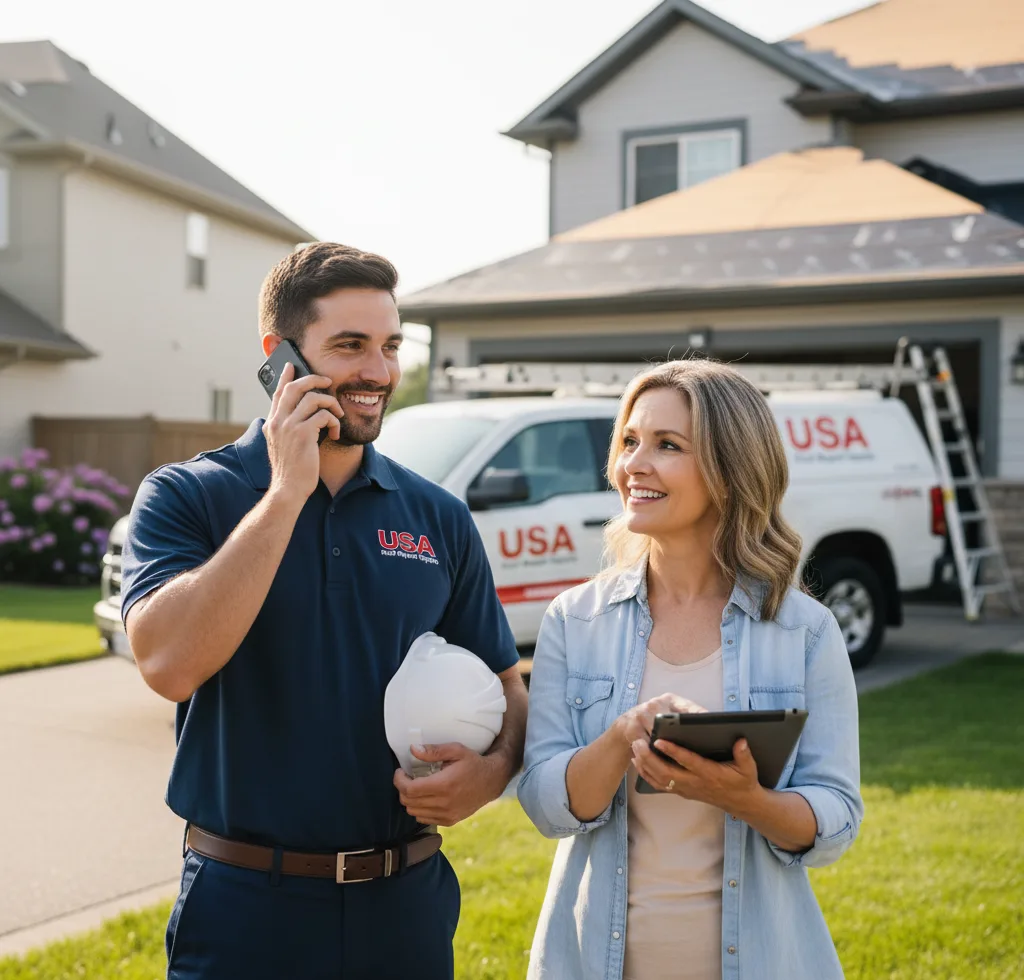 USA Roof Repair Experts customer support in Ronceverte